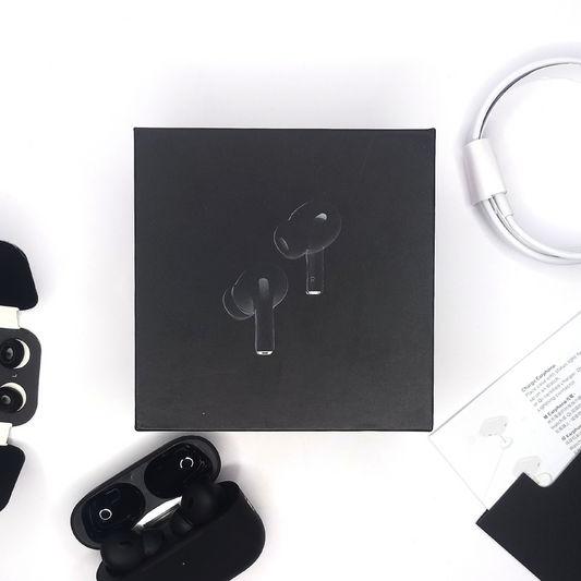 Airpods Pro 2 Earbuds Black Copy